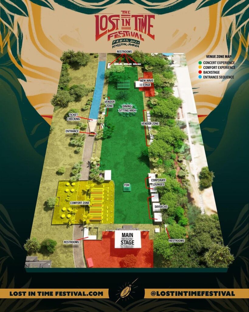 Lost In Time Festival Map