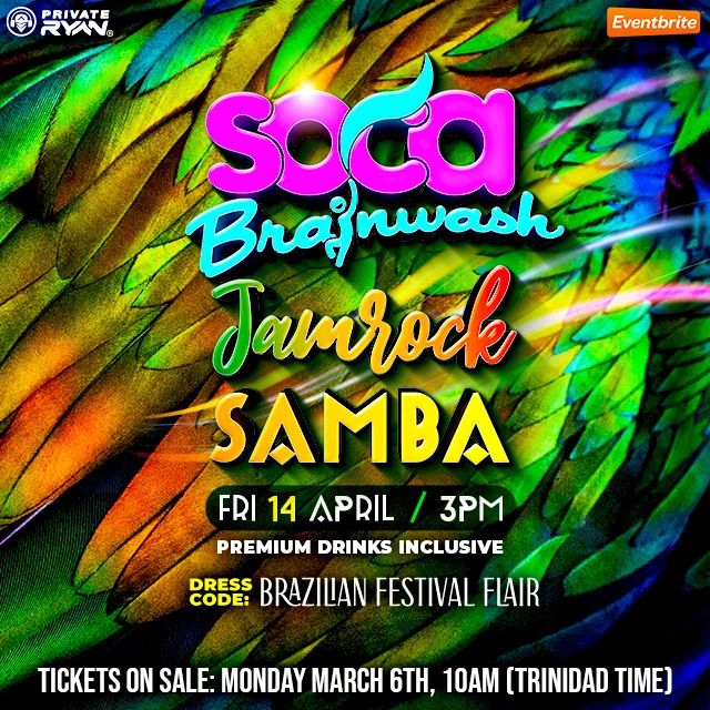 Soca Brainwash Jamrock Samba